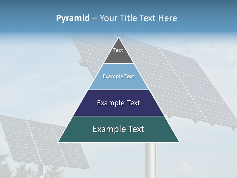 Alternative Energy Metal Sunlight PowerPoint Template