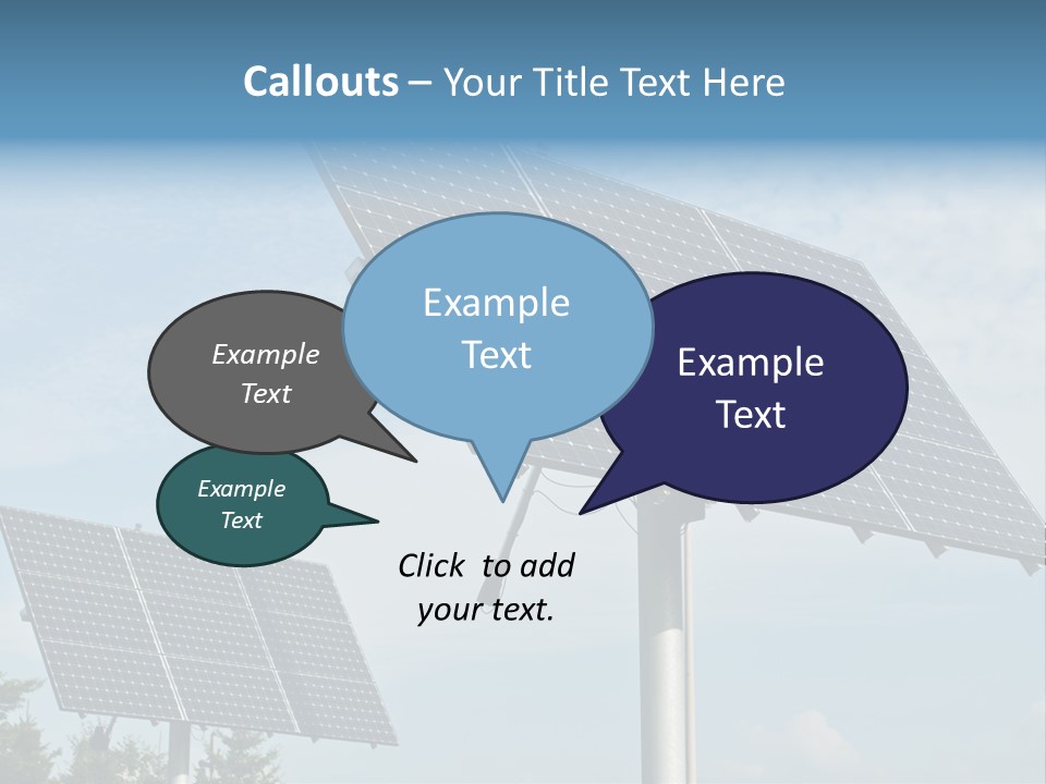 Alternative Energy Metal Sunlight PowerPoint Template