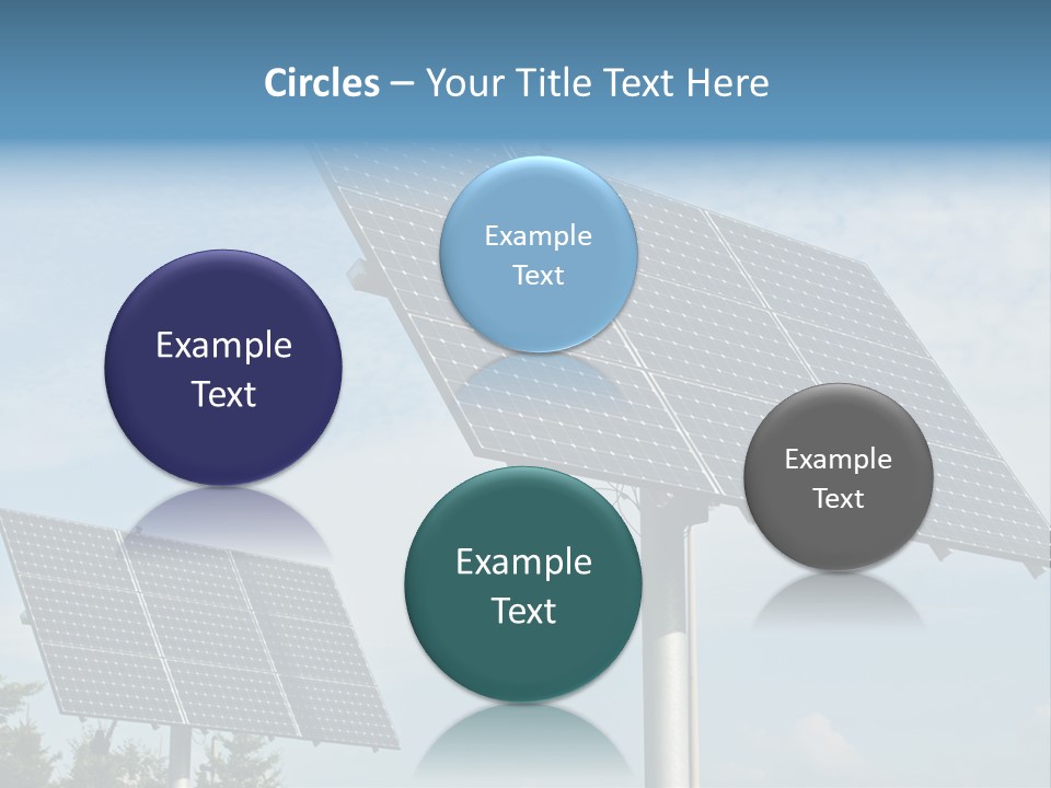 Alternative Energy Metal Sunlight PowerPoint Template