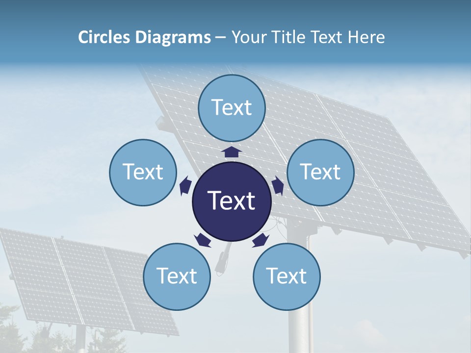 Alternative Energy Metal Sunlight PowerPoint Template