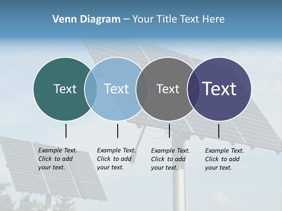 Alternative Energy Metal Sunlight PowerPoint Template