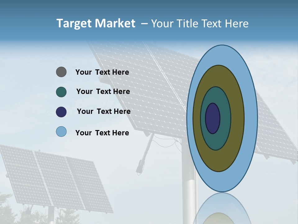 Alternative Energy Metal Sunlight PowerPoint Template