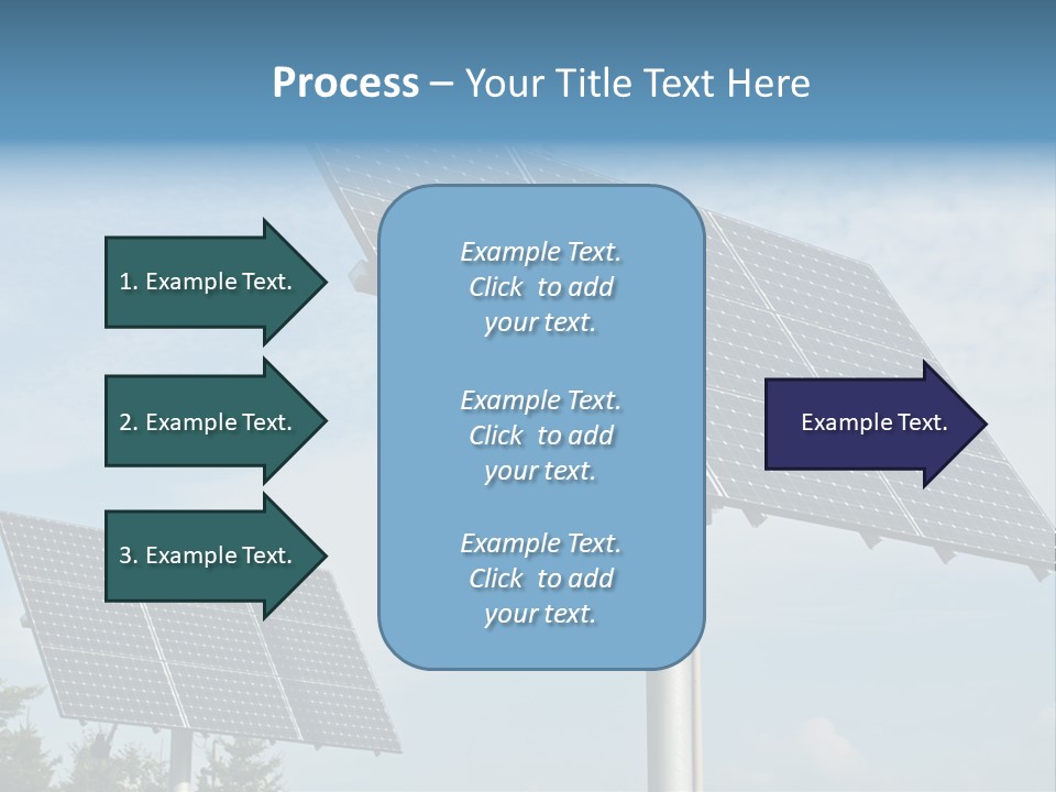 Alternative Energy Metal Sunlight PowerPoint Template