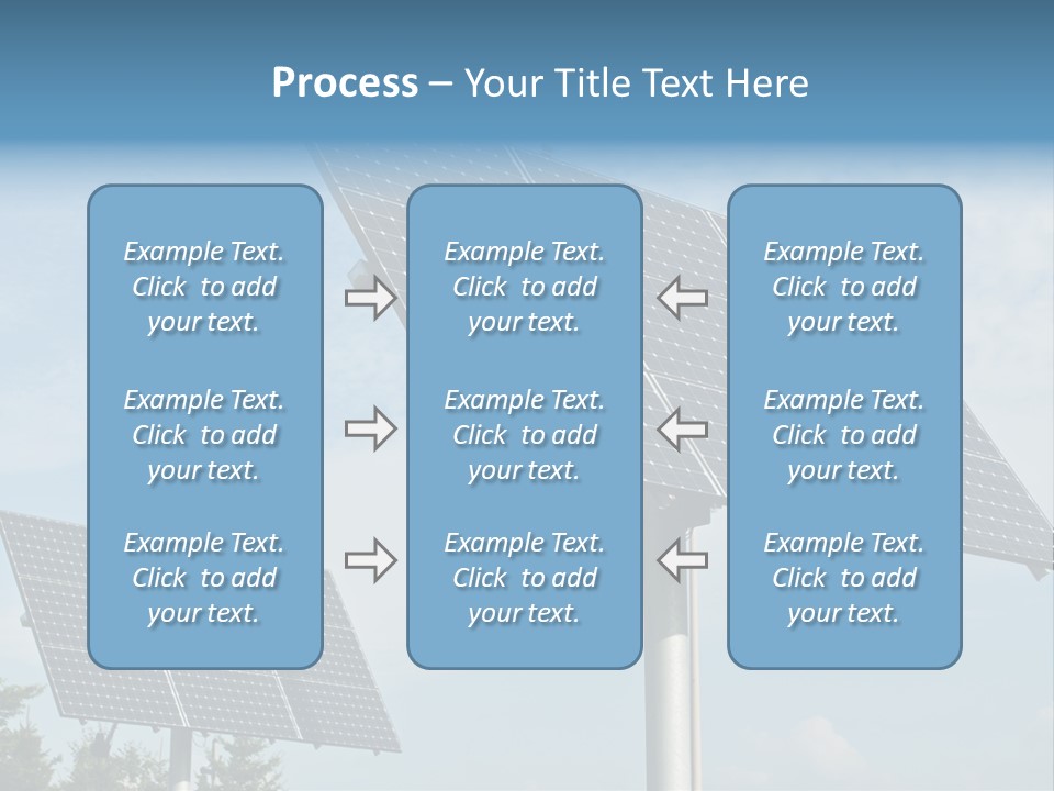 Alternative Energy Metal Sunlight PowerPoint Template