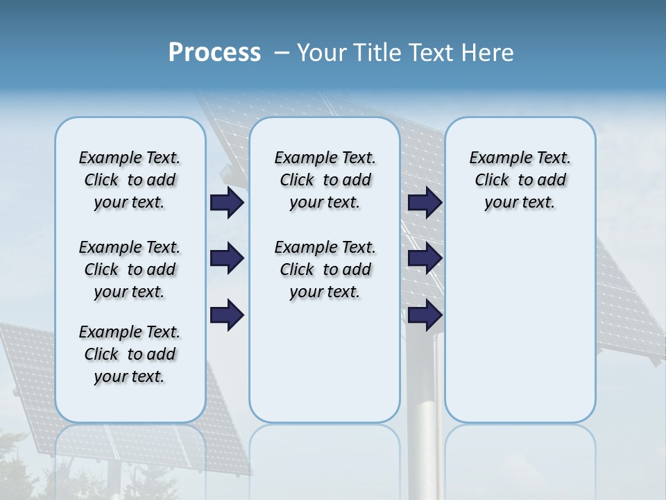 Alternative Energy Metal Sunlight PowerPoint Template