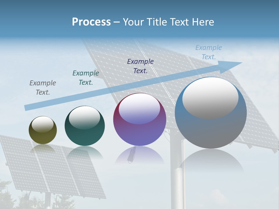 Alternative Energy Metal Sunlight PowerPoint Template