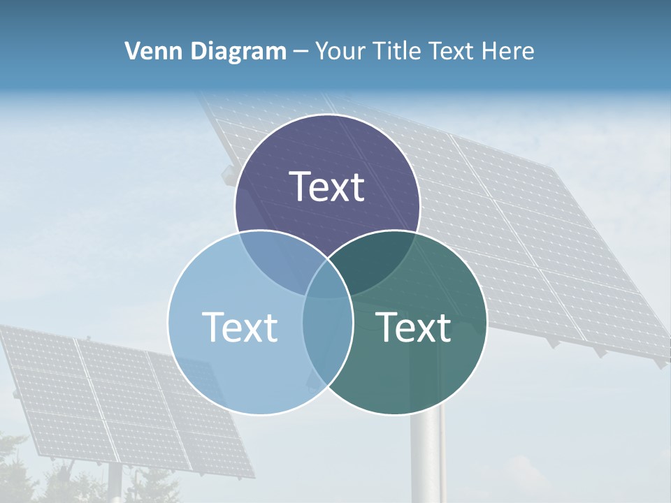 Alternative Energy Metal Sunlight PowerPoint Template