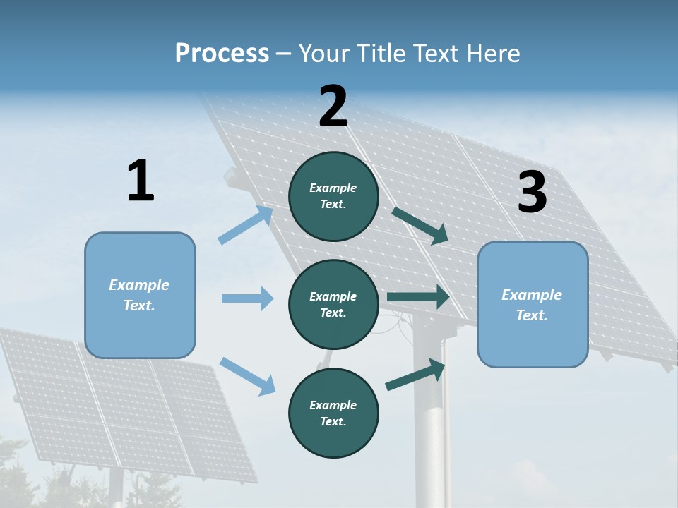 Alternative Energy Metal Sunlight PowerPoint Template