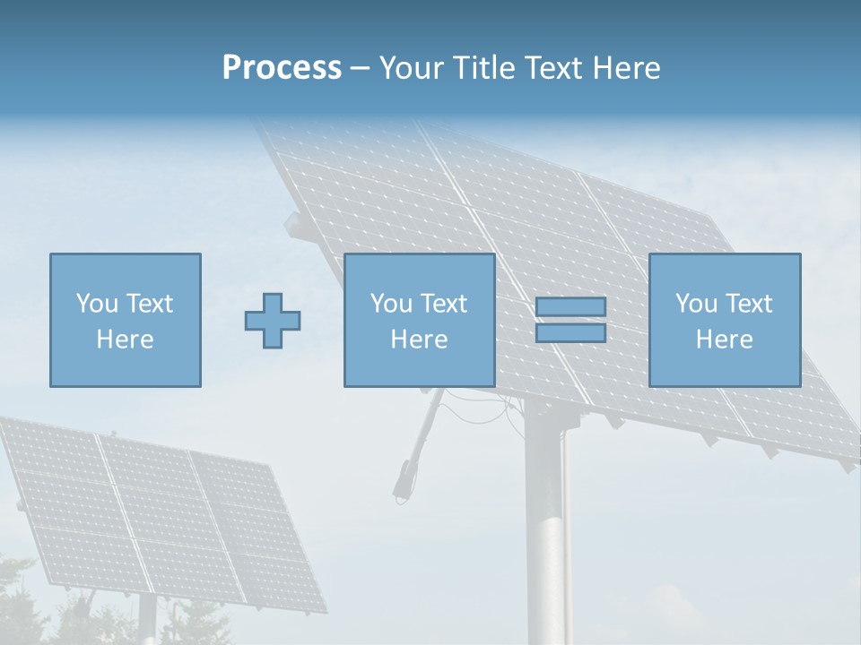 Alternative Energy Metal Sunlight PowerPoint Template