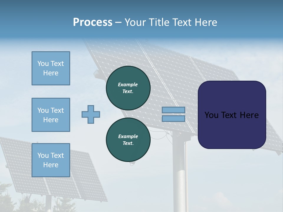 Alternative Energy Metal Sunlight PowerPoint Template