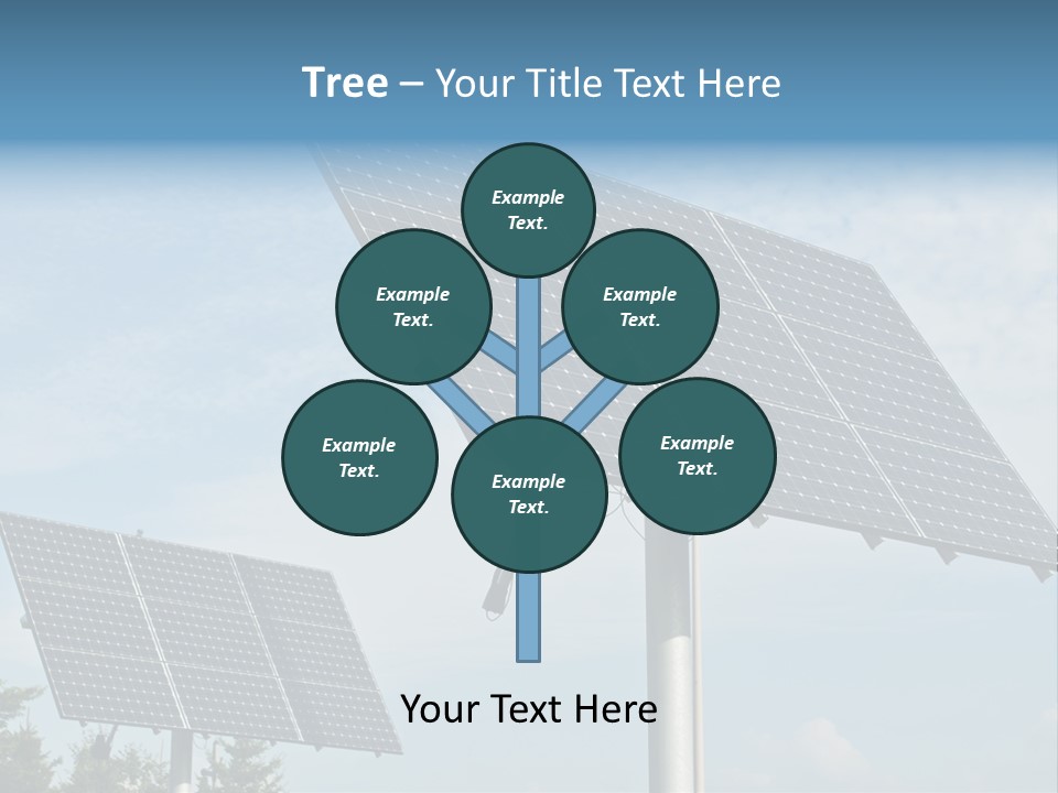 Alternative Energy Metal Sunlight PowerPoint Template