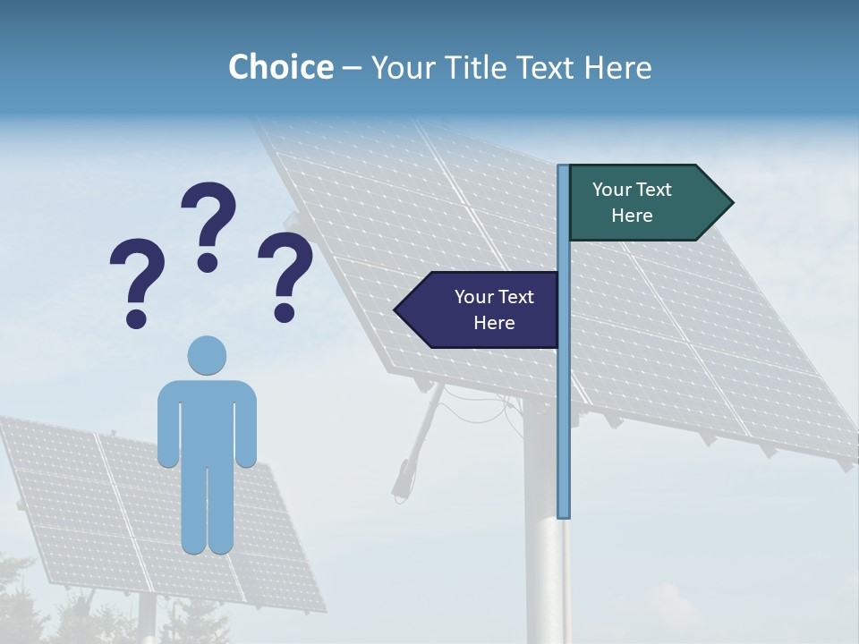 Alternative Energy Metal Sunlight PowerPoint Template