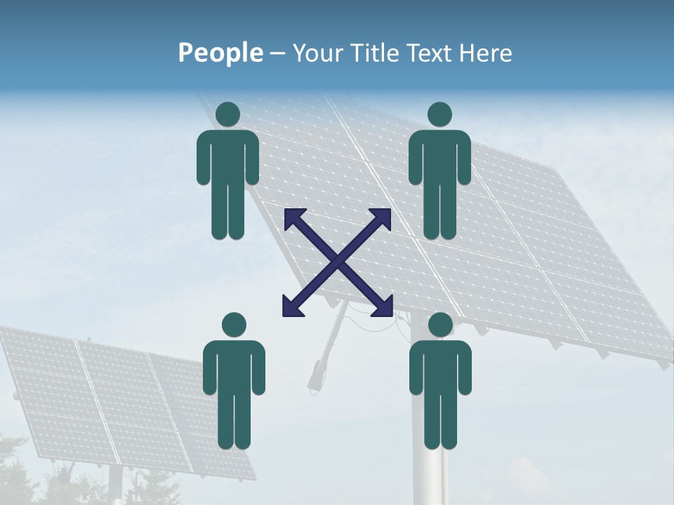 Alternative Energy Metal Sunlight PowerPoint Template