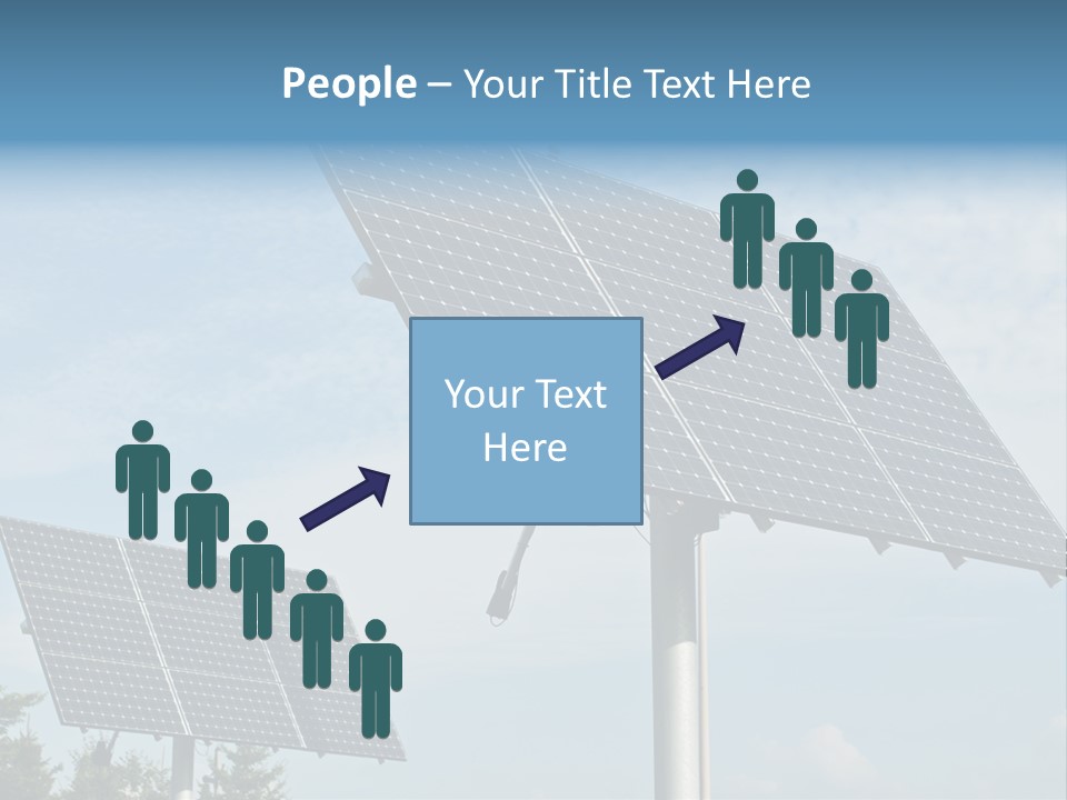 Alternative Energy Metal Sunlight PowerPoint Template