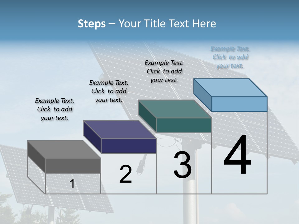 Alternative Energy Metal Sunlight PowerPoint Template