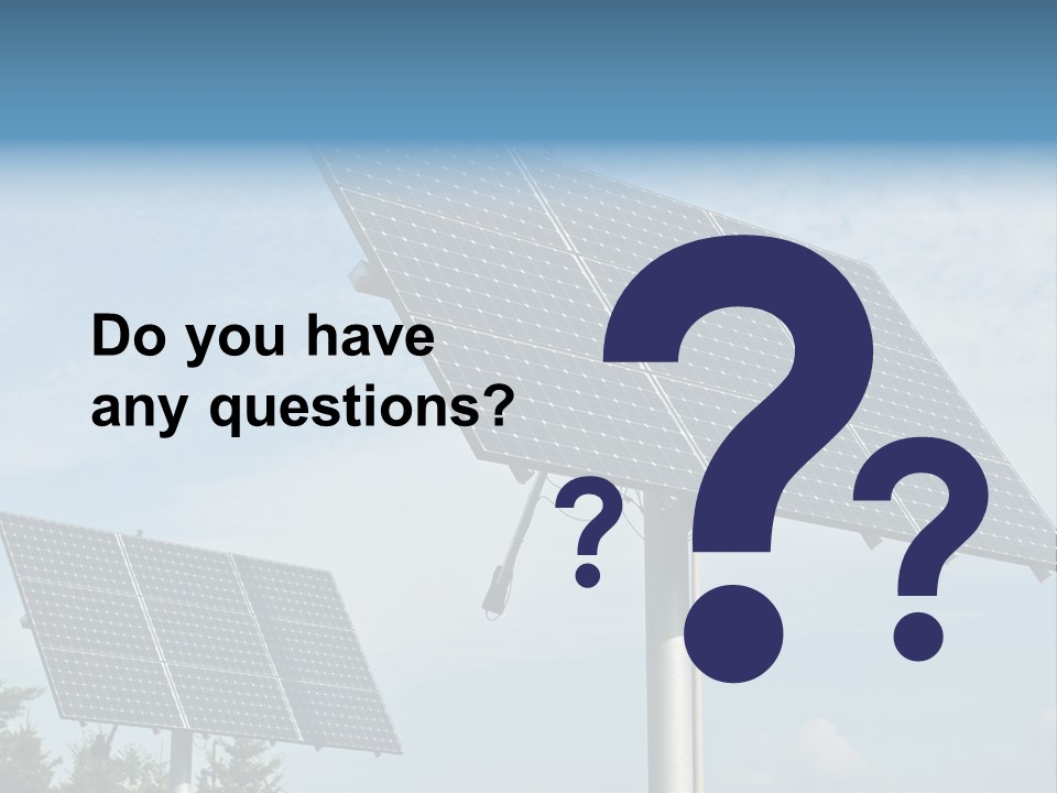 Alternative Energy Metal Sunlight PowerPoint Template