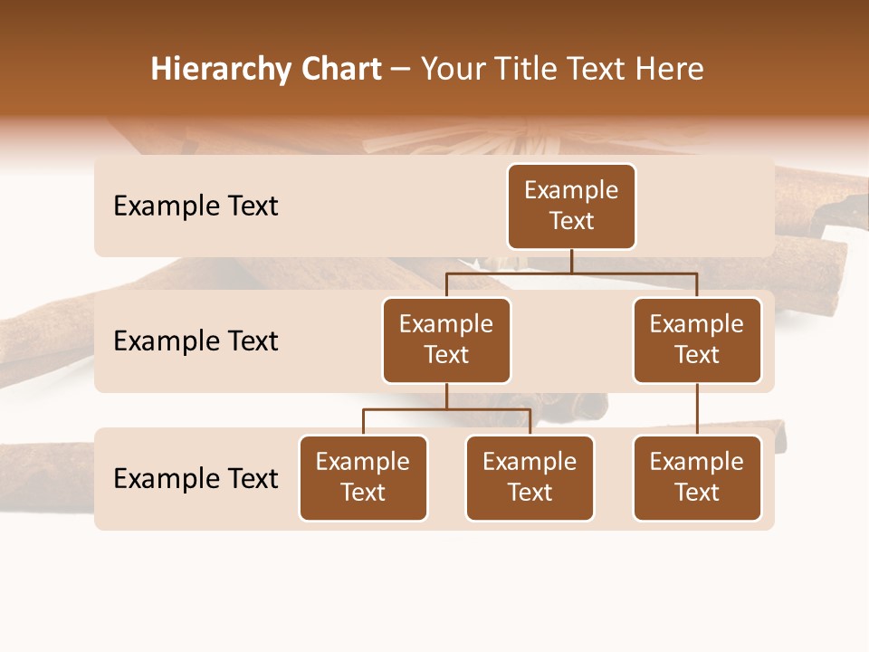 A Pile Of Cinnamon Sticks On A White Background PowerPoint Template