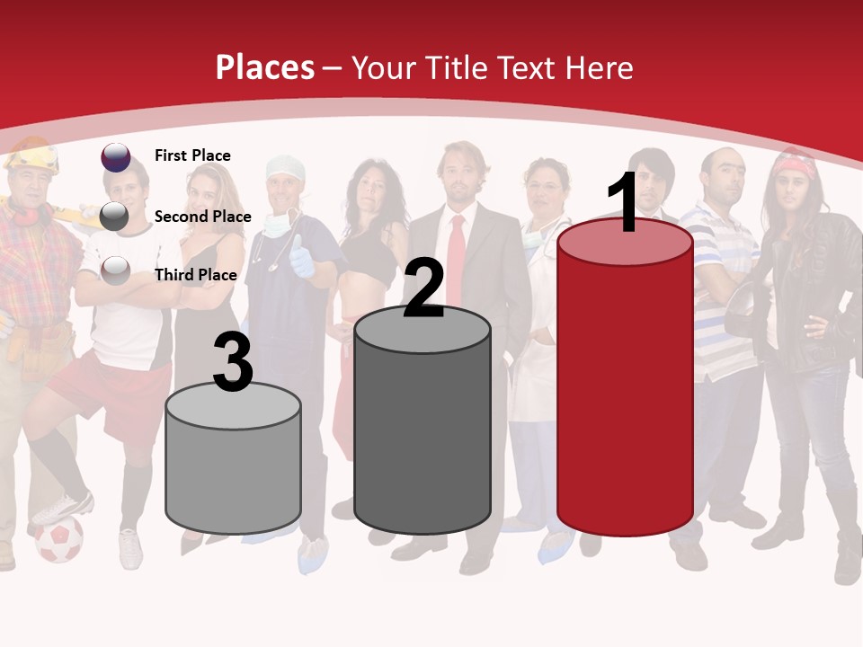 Crowd Worker Lots PowerPoint Template