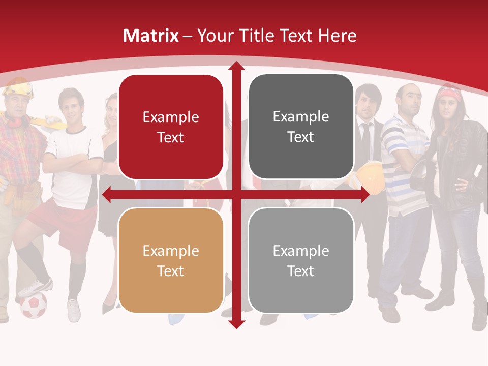 Crowd Worker Lots PowerPoint Template