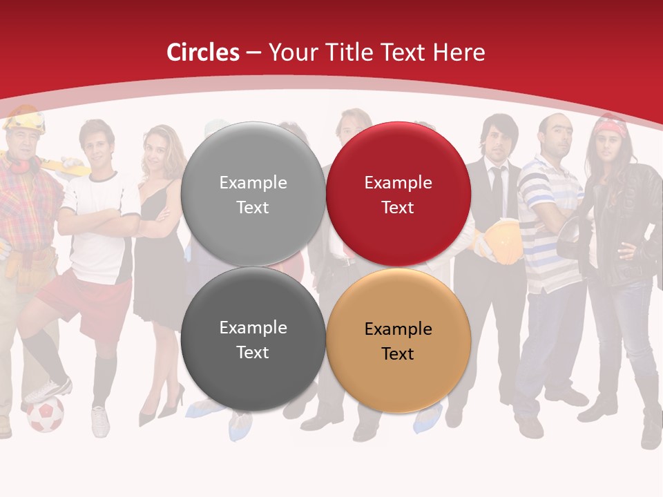 Crowd Worker Lots PowerPoint Template