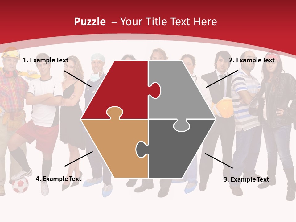 Crowd Worker Lots PowerPoint Template