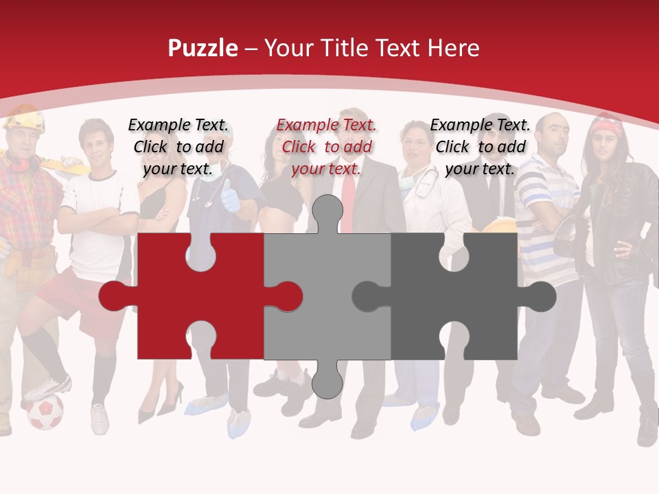 Crowd Worker Lots PowerPoint Template