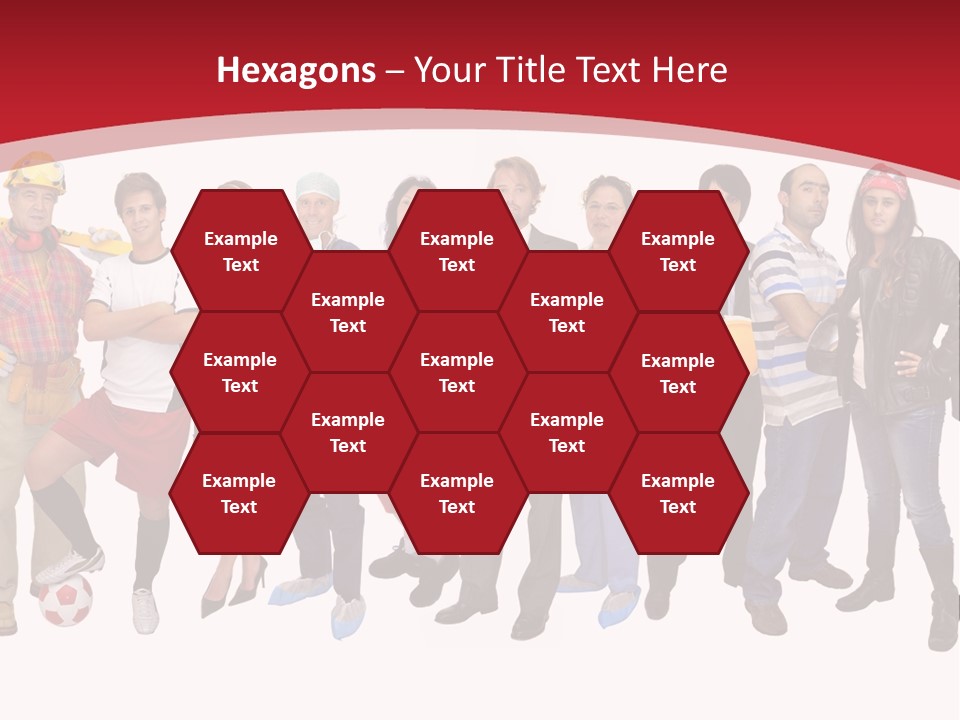 Crowd Worker Lots PowerPoint Template