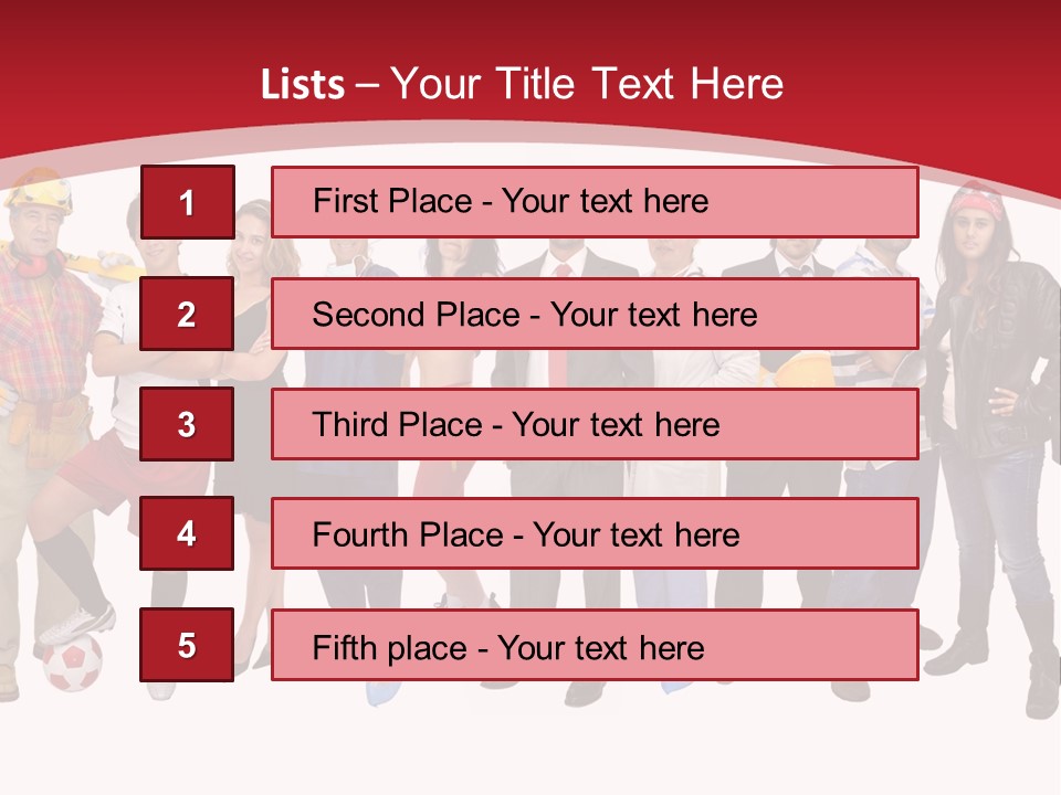 Crowd Worker Lots PowerPoint Template
