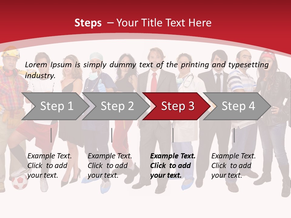 Crowd Worker Lots PowerPoint Template