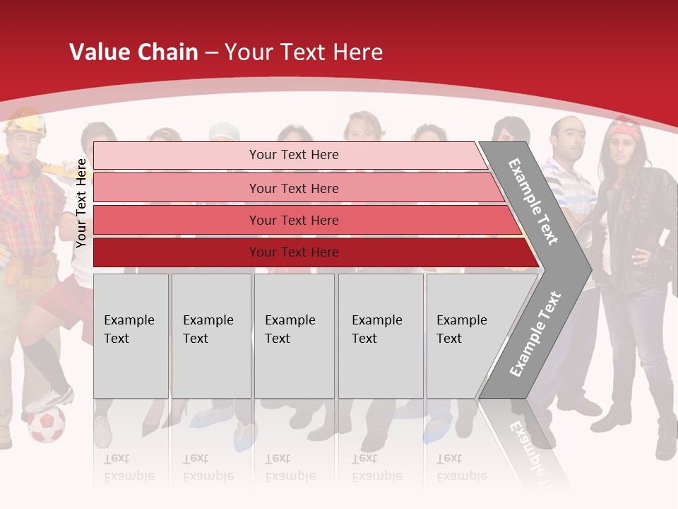 Crowd Worker Lots PowerPoint Template