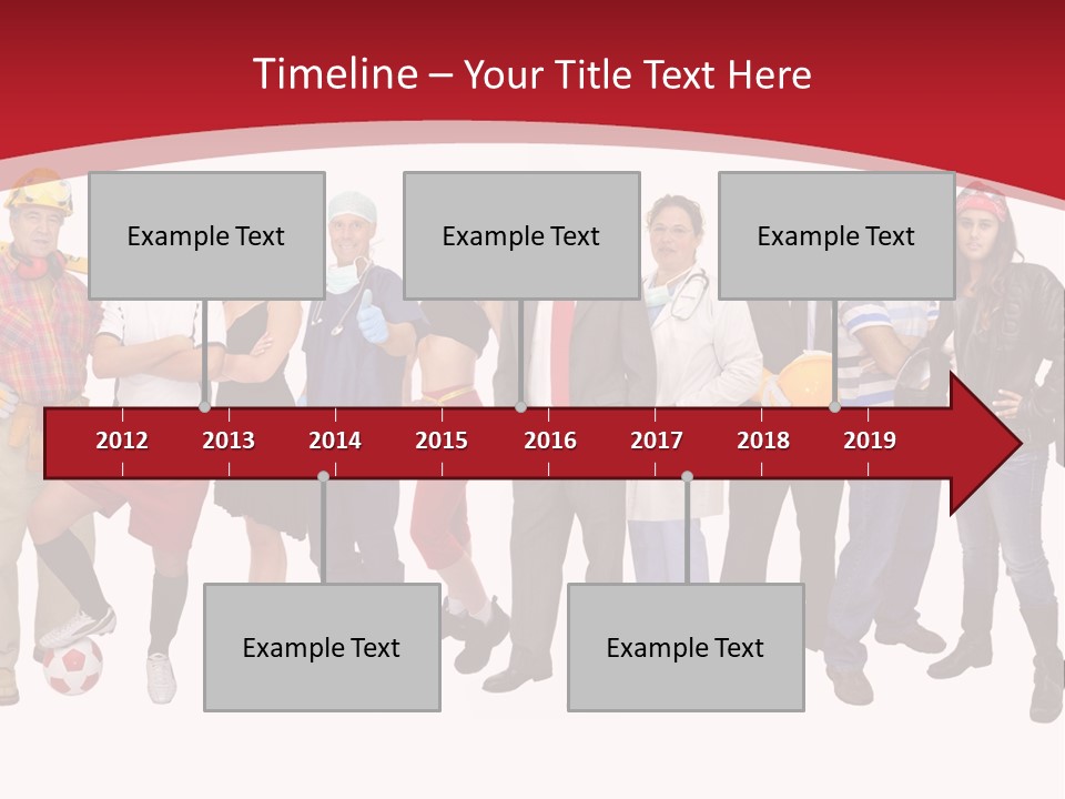 Crowd Worker Lots PowerPoint Template