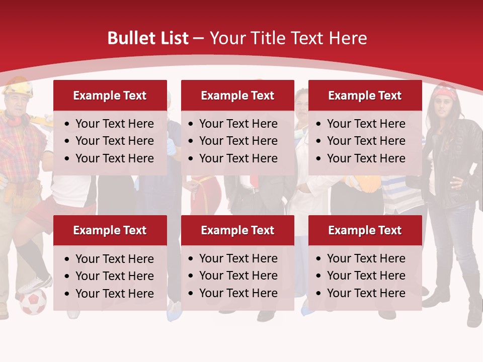 Crowd Worker Lots PowerPoint Template