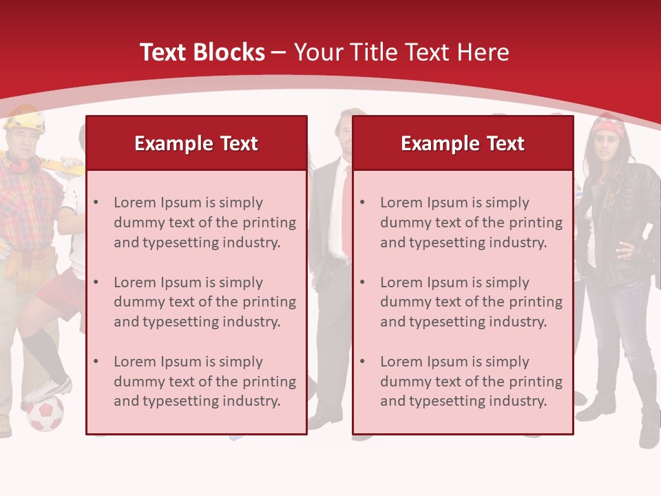 Crowd Worker Lots PowerPoint Template
