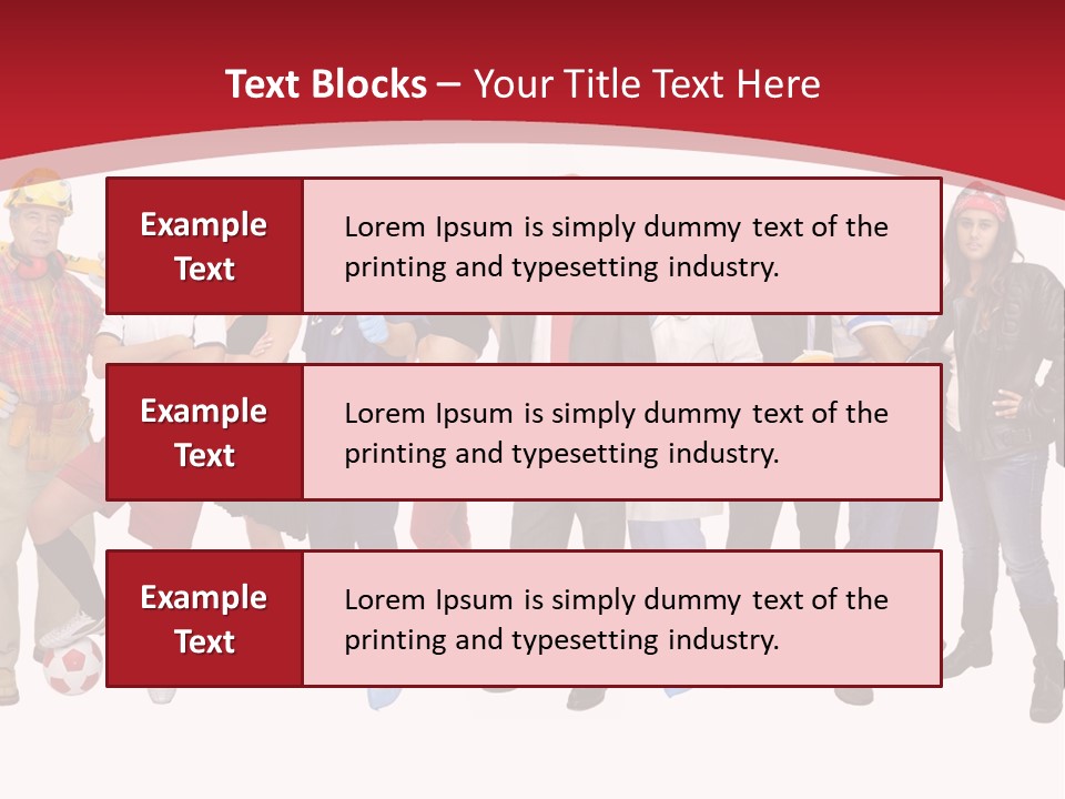 Crowd Worker Lots PowerPoint Template