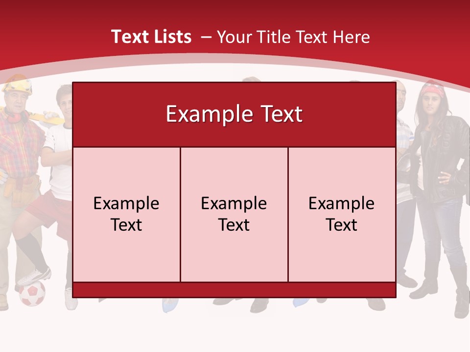 Crowd Worker Lots PowerPoint Template