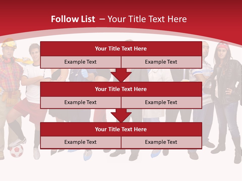 Crowd Worker Lots PowerPoint Template