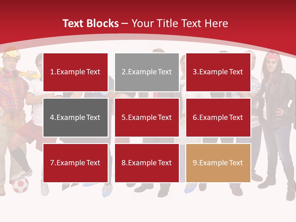 Crowd Worker Lots PowerPoint Template