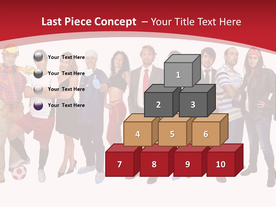 Crowd Worker Lots PowerPoint Template