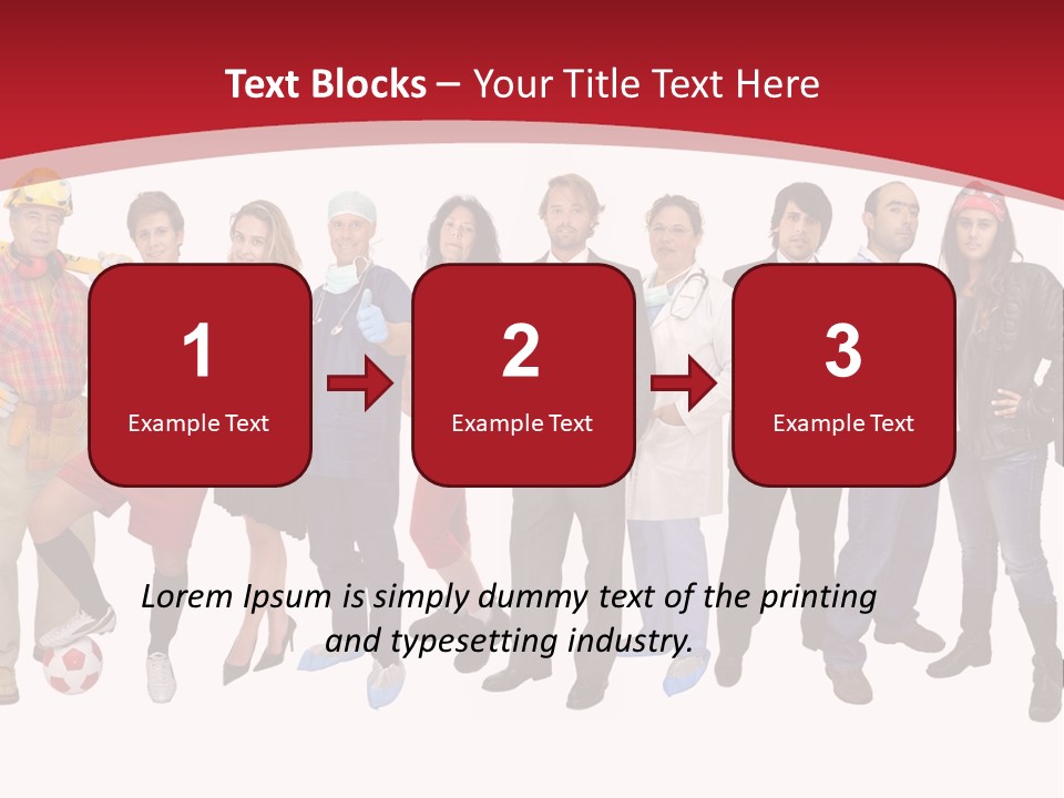 Crowd Worker Lots PowerPoint Template