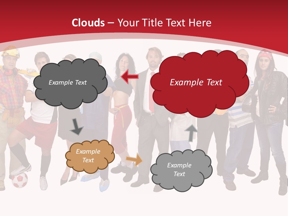 Crowd Worker Lots PowerPoint Template