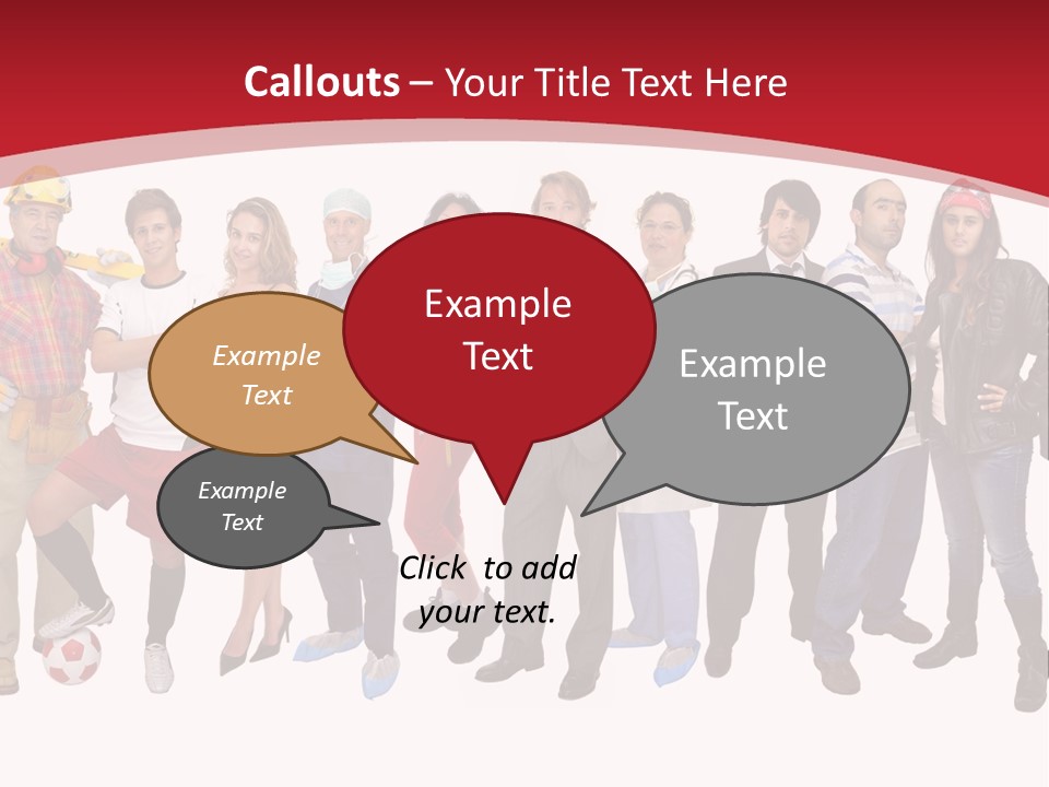 Crowd Worker Lots PowerPoint Template