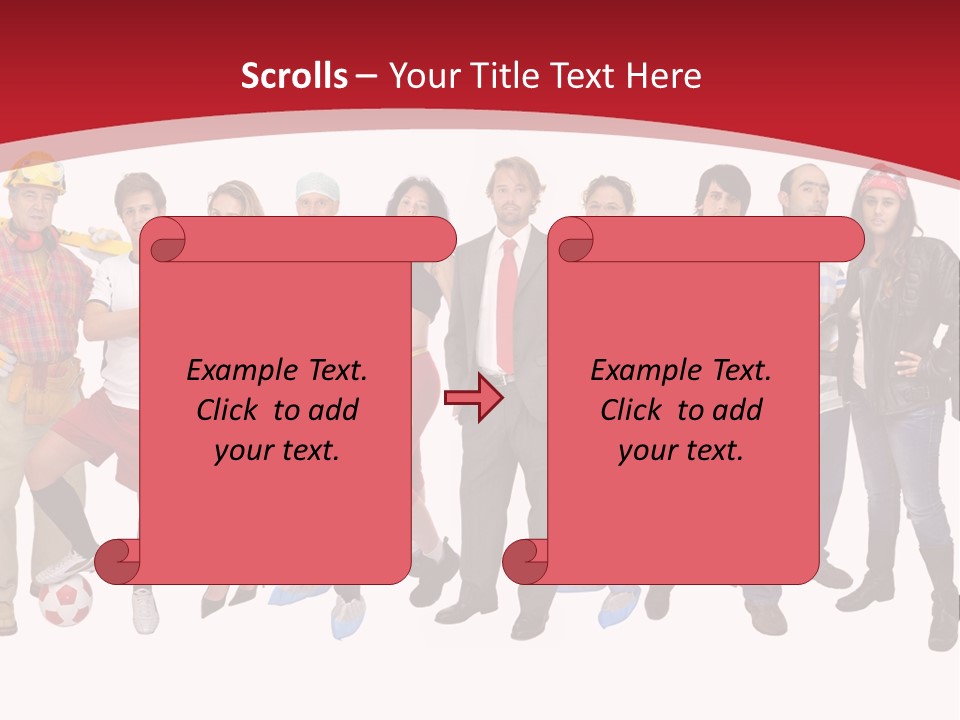 Crowd Worker Lots PowerPoint Template