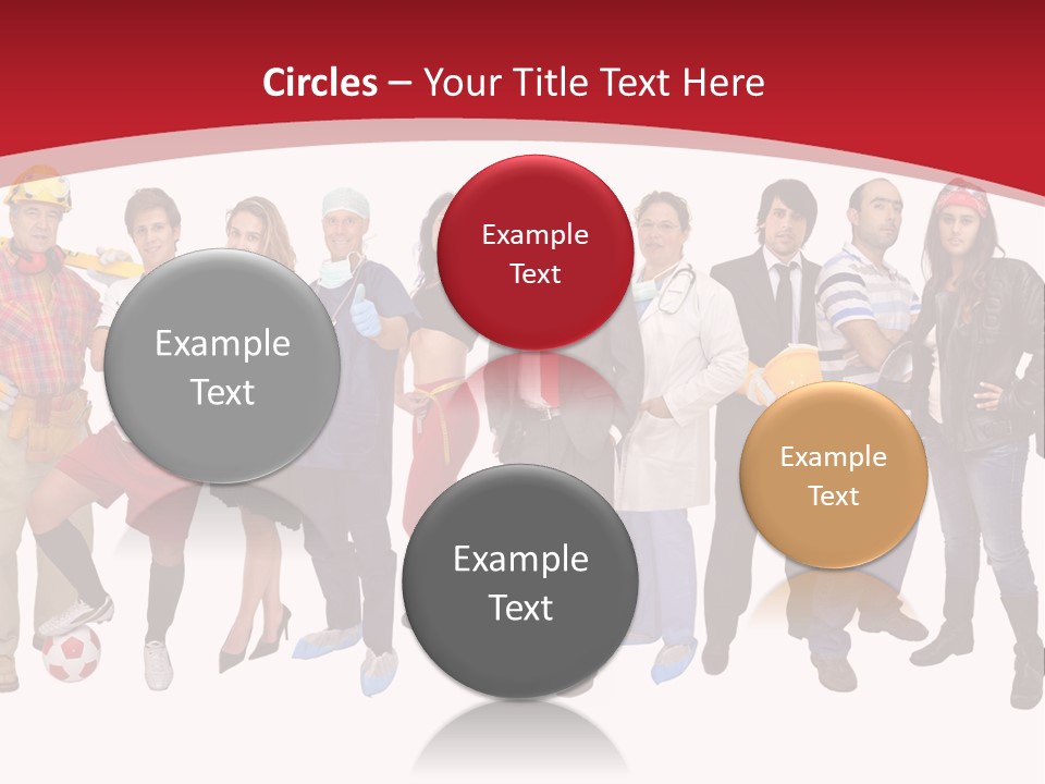 Crowd Worker Lots PowerPoint Template