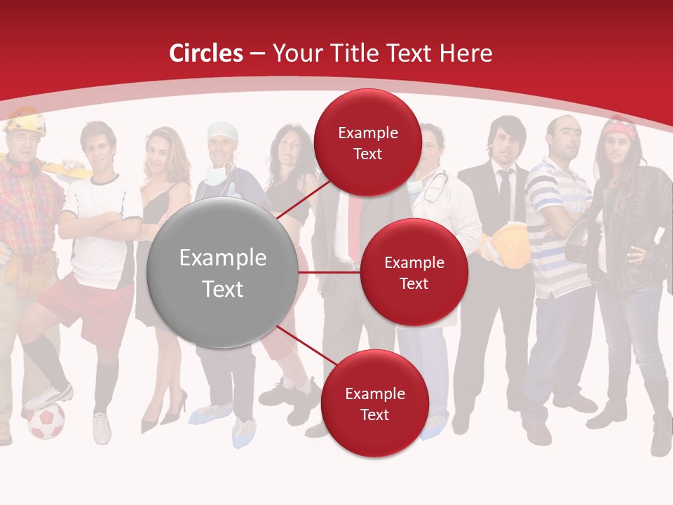 Crowd Worker Lots PowerPoint Template