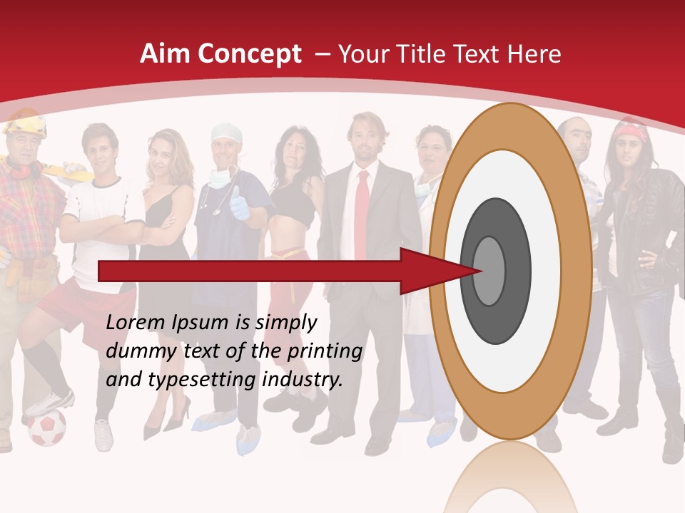 Crowd Worker Lots PowerPoint Template