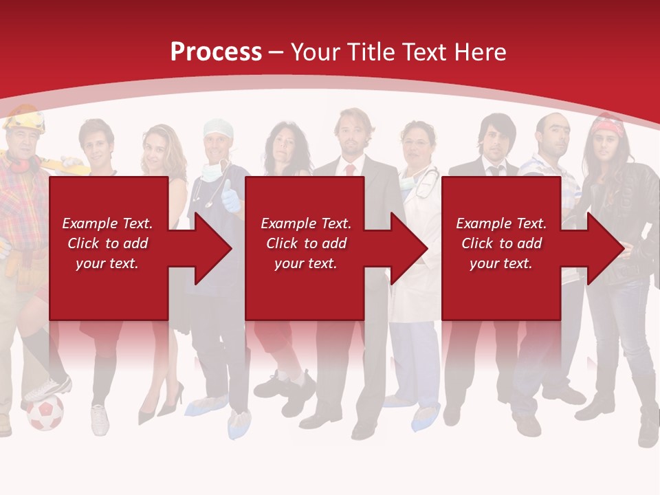 Crowd Worker Lots PowerPoint Template