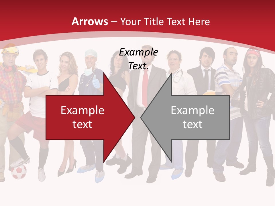 Crowd Worker Lots PowerPoint Template