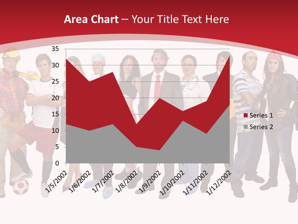Crowd Worker Lots PowerPoint Template