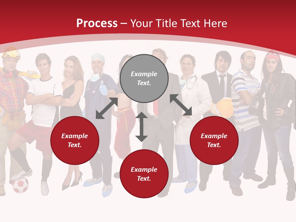 Crowd Worker Lots PowerPoint Template