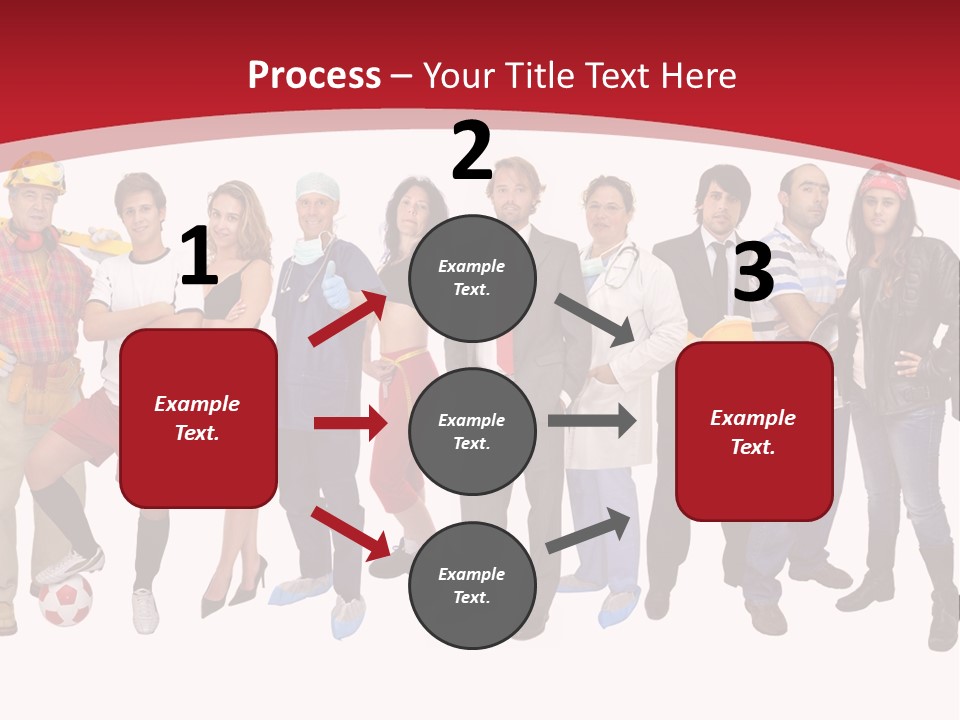 Crowd Worker Lots PowerPoint Template